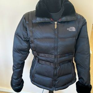 Y2K Vintage The North Face 600 Down Puffer with fur collar and cuffs
